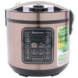 Nồi Cơm Điện Tách Đường Nagakawa NAG0120 - 1.8L 900W