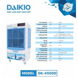 Máy làm mát không khí Daikiosan DKA-04500D - 36 lít