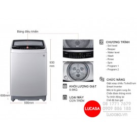 Máy Giặt LG T2395VS2M - 9.5Kg