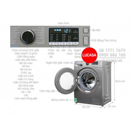 Máy Giặt Samsung WW80J54E0BX/SV - 8Kg