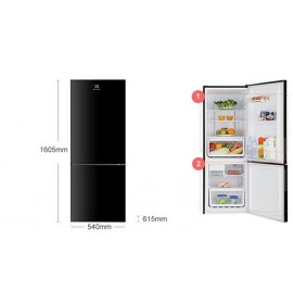 Tủ Lạnh Electrolux EBB2802H-H - 250L - Inverter - Thái Lan