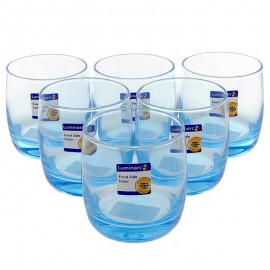 Bộ 6 Ly Thủy Tinh Thấp Luminarc Vigne Ice Blue L0524 - 350ml