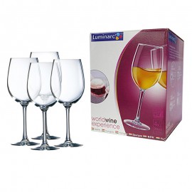 Bộ 4 Ly Rượu Vang Thủy Tinh Luminarc World Wine E5979 - 350ml