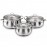Bộ Nồi Inox Korkmaz Mona JR A1627 - 3 Nồi Có Nắp