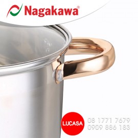 Bộ Nồi Inox Nagakawa NAG1301 - 3 Nồi Đáy 5 Lớp