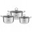 Bộ Nồi Inox Nagakawa NAG1305 - 3 Nồi