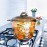 Bộ 2 nồi thủy tinh Luminarc Trianon Amberline 3.5L + Nồi TT Cao Tay Cầm Vitro Amberline 1.5L