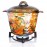 Bộ 3 Nồi Thủy Tinh Luminarc Trianon Amberline 2.5L-3.5L + Nồi TT Cao Tay Cầm Vitro Amberline 1.5L