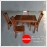 Bộ Bàn Ăn Hình Chữ Nhật 4 Ghế BA-L025 - 1m2