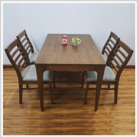 Bộ Bàn Ăn Hình Chữ Nhật 4 Ghế BA-L031 - 1m25