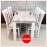 Bộ Bàn Ăn Hình Chữ Nhật 4 Ghế BA-L051 - 1m2