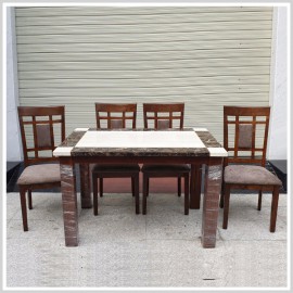 Bộ Bàn Ăn Hình Chữ Nhật 4 Ghế BA-L052 - 1m2
