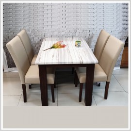 Bộ Bàn Ăn Hình Chữ Nhật 4 Ghế BA-L053 - 1m2