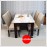 Bộ Bàn Ăn Hình Chữ Nhật 4 Ghế BA-L053 - 1m2