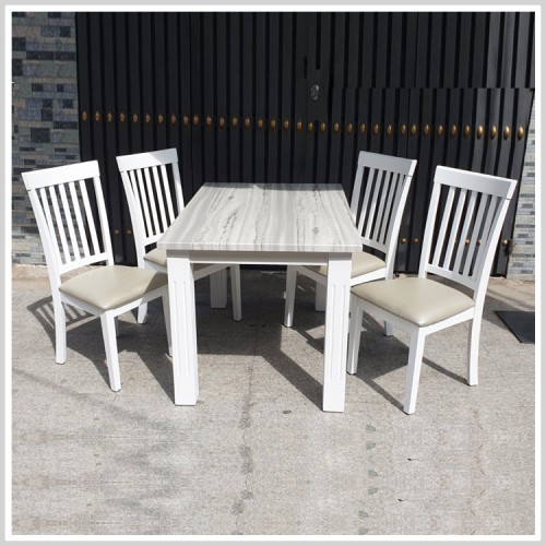 Bộ Bàn Ăn Hình Chữ Nhật 4 Ghế BA-L058 - 1m2  -XẢ KHO