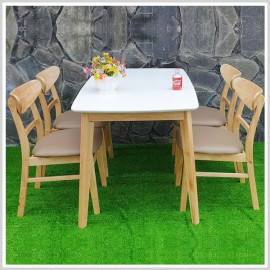 Bộ Bàn Ăn Hình Chữ Nhật 4 Ghế BA-L3111 - 1m2