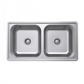 Chậu Rửa Chén Inox Hafele HS20-SSN2R90M 567.20.493