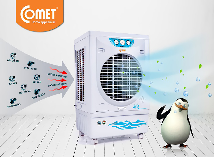 Chức năng điều khiển từ xa Quạt điều hòa Comet CM8839