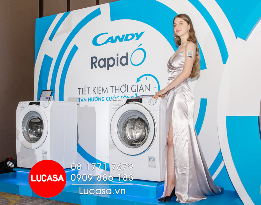Máy giặt Candy RO 1284DWH7\1-S - 8Kg NFC